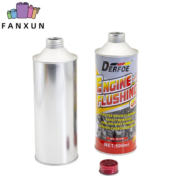 500ml brake oil tin can