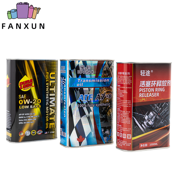 800ml square engine oil tin can