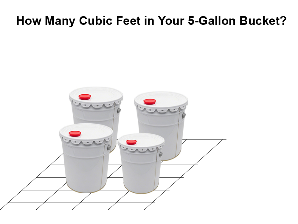 How Many Cubic Feet in Your 5-Gallon Bucket?