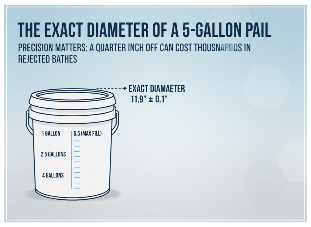 The Exact Diameter of a 5-Gallon Pail Revealed