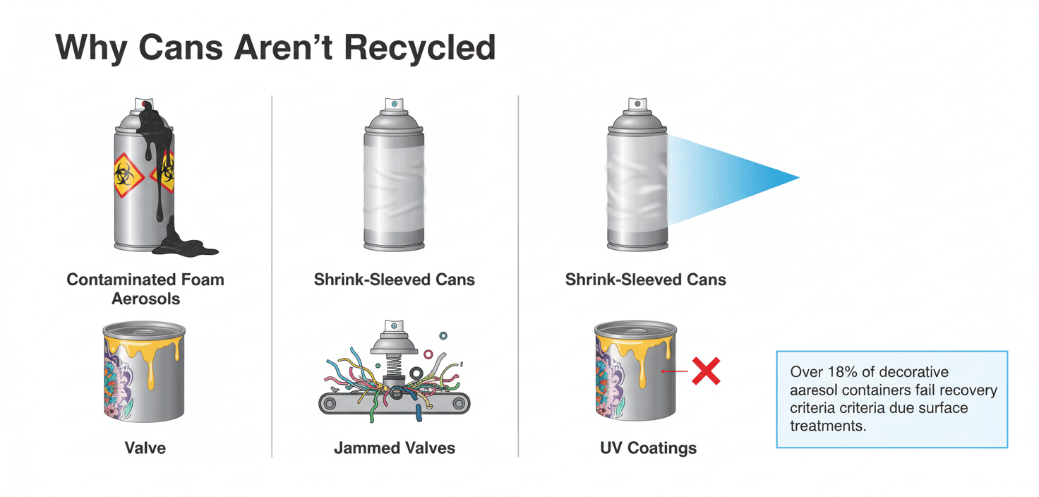 Why Are Some Cans Not Recycled?