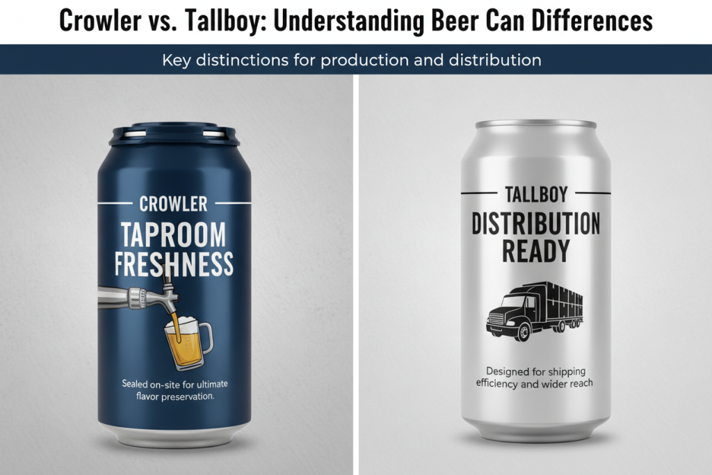Crowler vs. Tallboy: En guide til forvirrende øldåsestørrelser