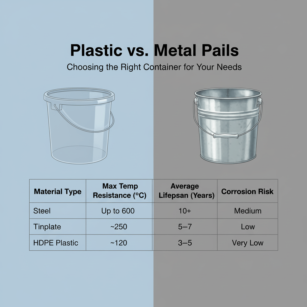 Secchi di plastica o di metallo: Che vince?