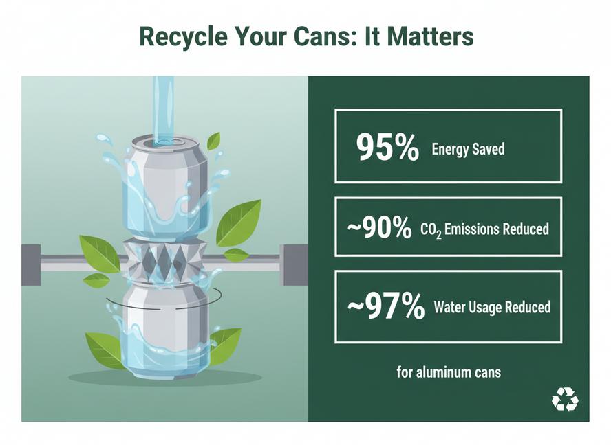 Oui, Les canettes peuvent être recyclées: Here's How