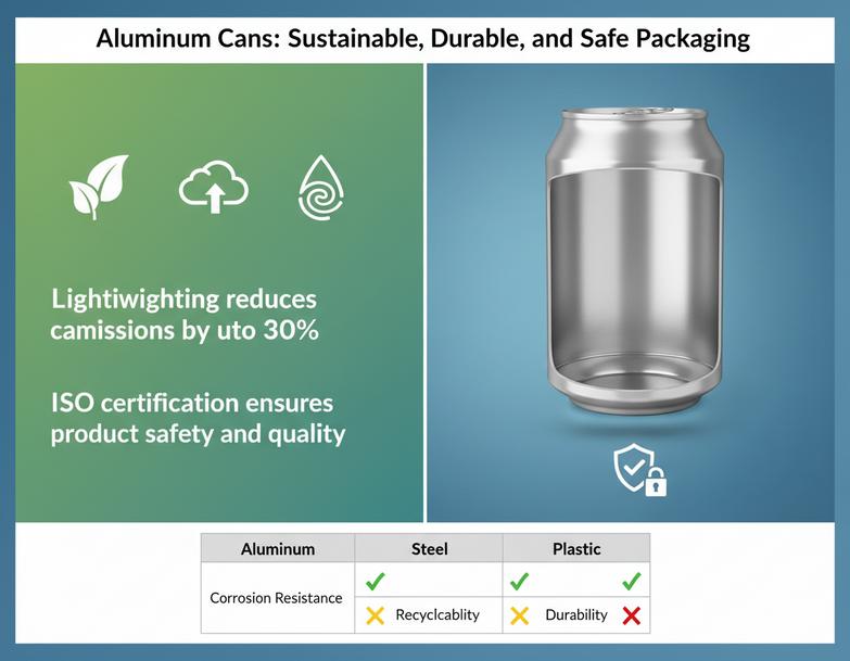 Hvorfor vælge aluminiumsdåser til emballage?