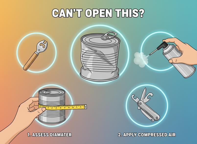 Tips Cepat Membuka Kaleng yang Membandel