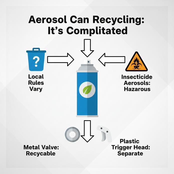 Aerosol kutuları nasıl geri dönüştürülür
