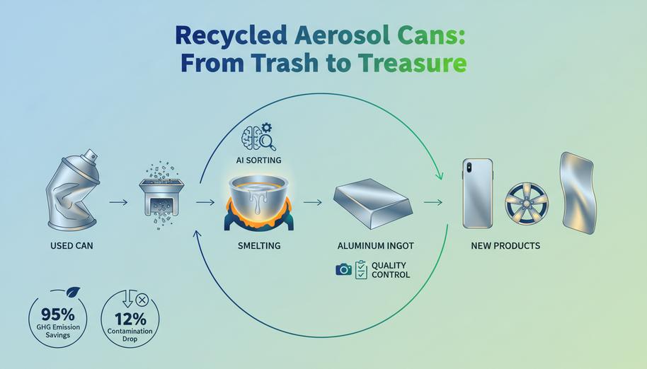 Aerosol kutuları nasıl geri dönüştürülür