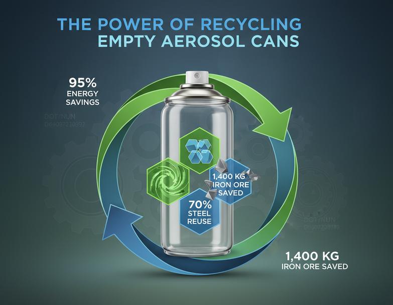How to Recycle Empty Aerosol Cans Safely?