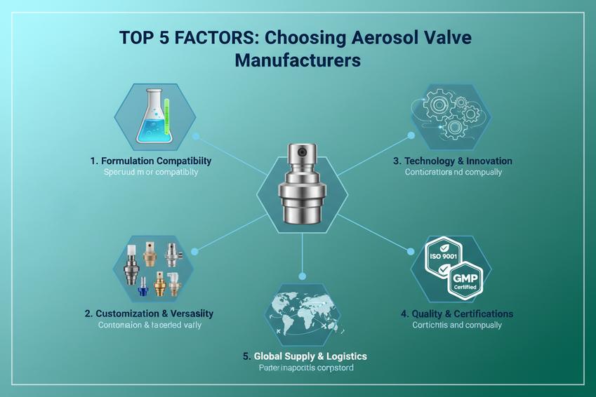 Top 5 Factors to Consider When Choosing Aerosol Valve Manufacturers