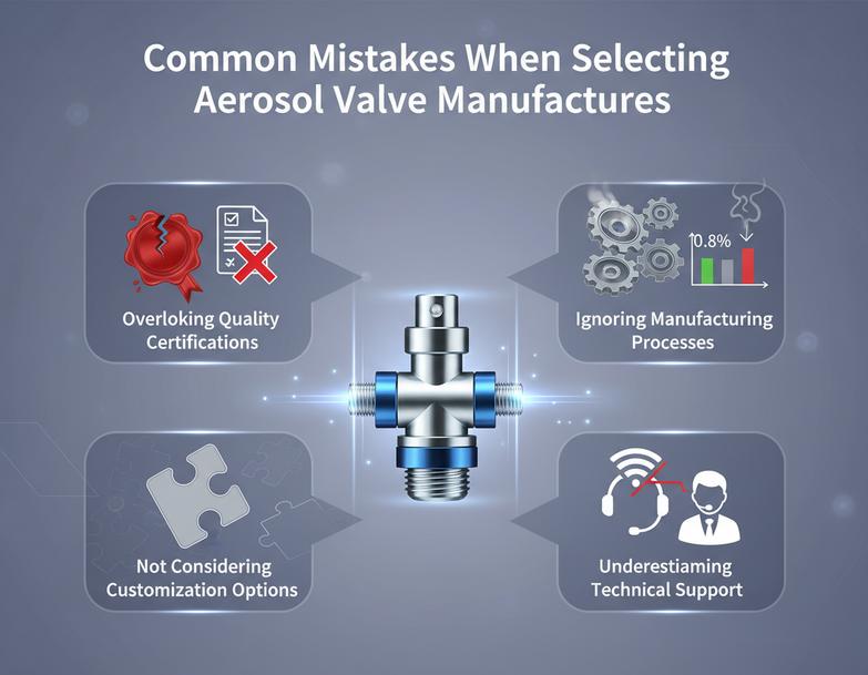 Common Mistakes When Selecting Aerosol Valve Manufacturers