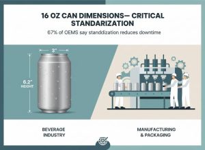 Standard 16 oz Dimenzije limenke piva: Tačne specifikacije