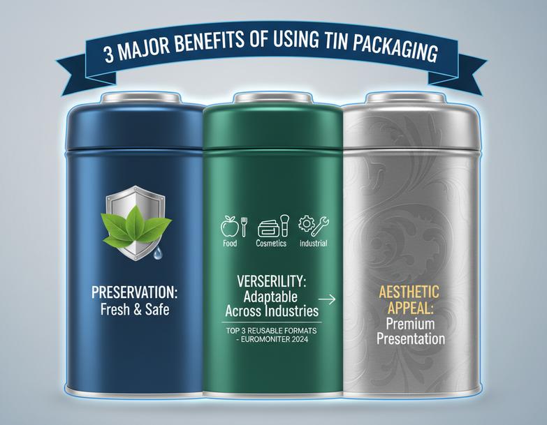 3 Major Benefits Of Using Tin Packaging