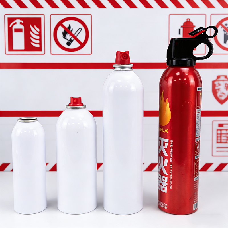 Kaleng aerosol aluminium model pemadam api