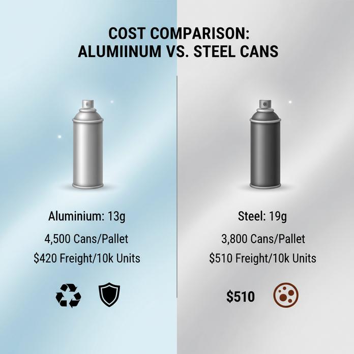 Aluminium vs. Steel Aerosol Cans: Which is Better for Your Brand?