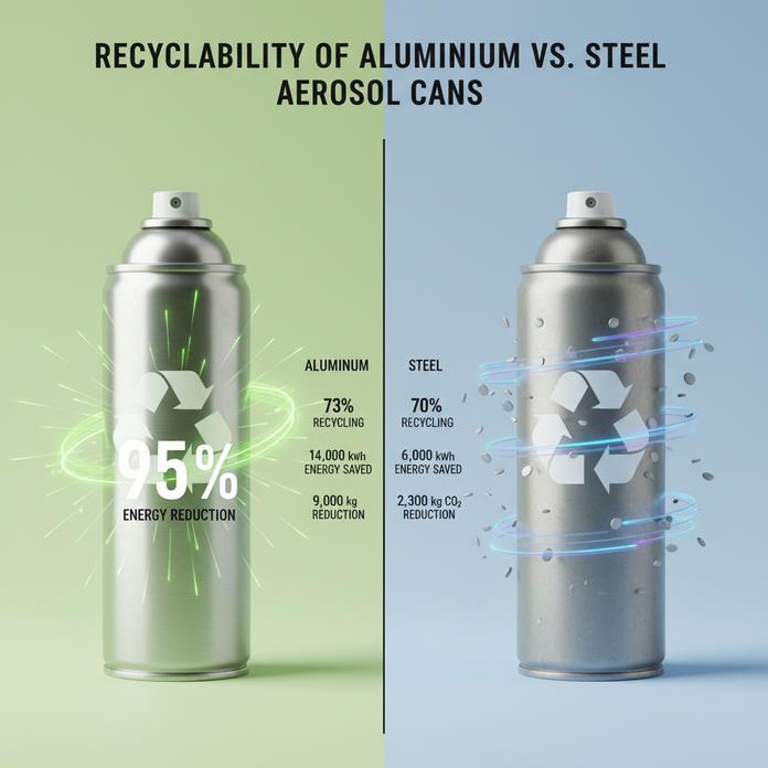 Aluminium vs. Steel Aerosol Cans: Which is Better for Your Brand?
