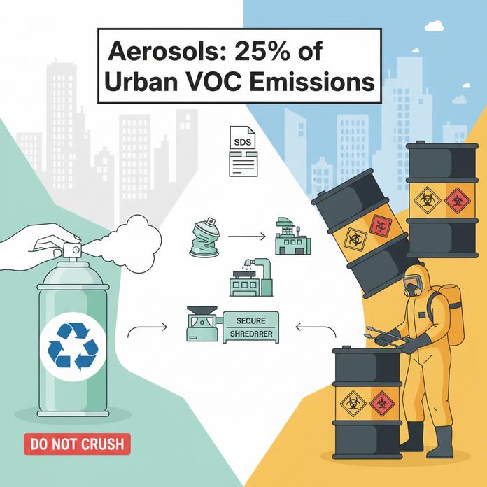 How to Dispose of Aerosol Cans That Are Not Empty?