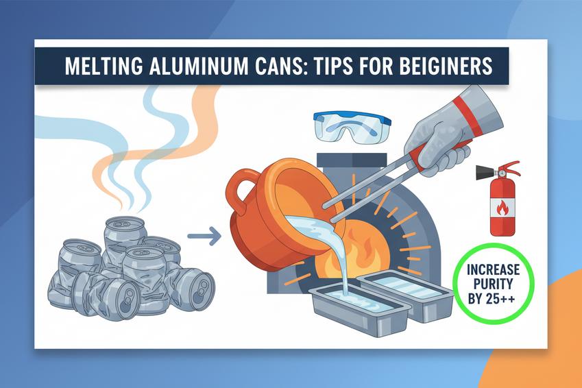Cómo derretir latas de aluminio
