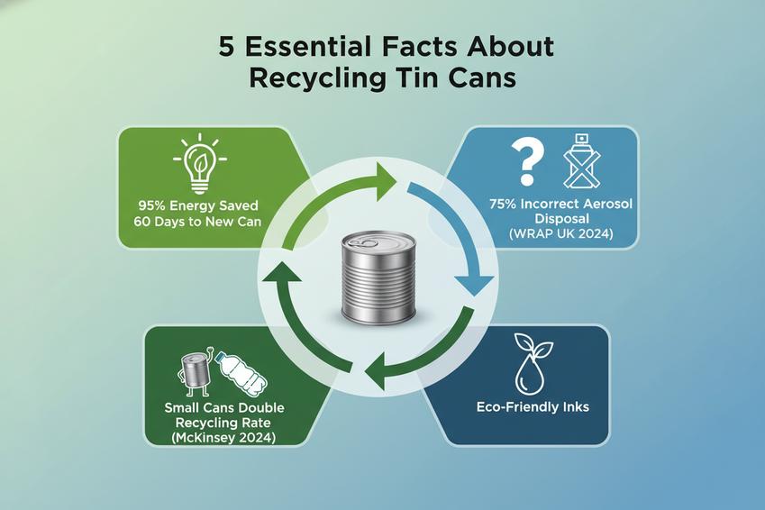 ¿Son las latas reciclables?