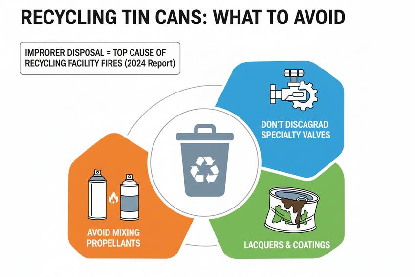 ¿Son las latas reciclables?