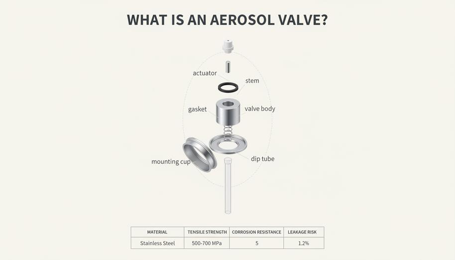 Aerosol Spray Valve