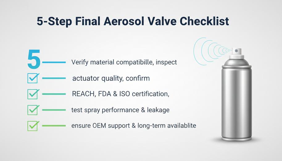 Aerosol Spray Valve