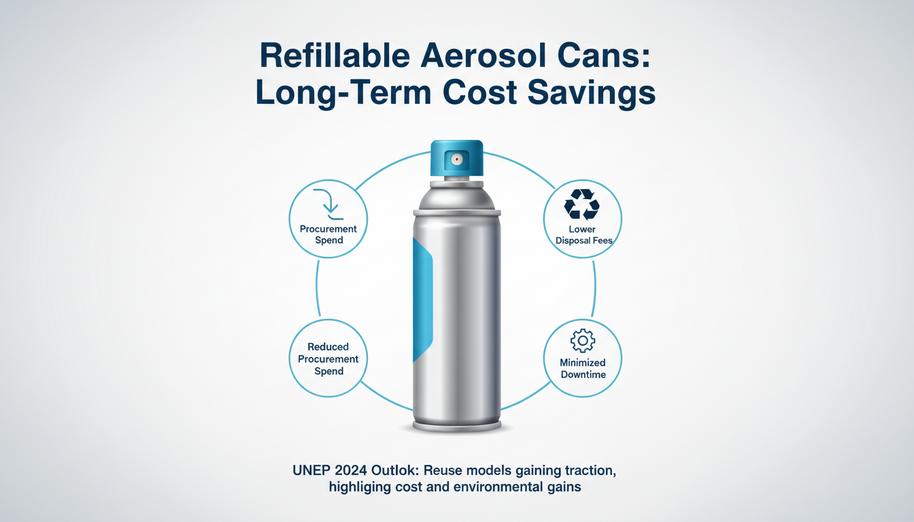 Refillable Aerosol Cans