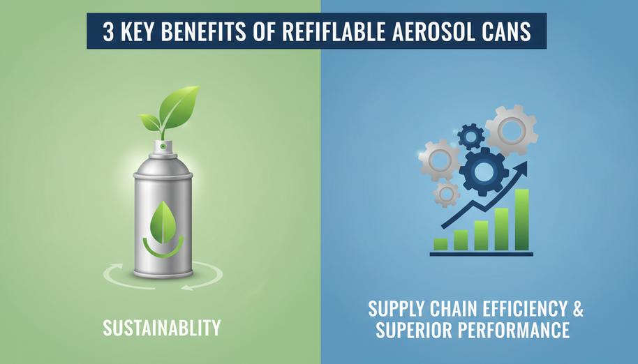 Refillable Aerosol Cans