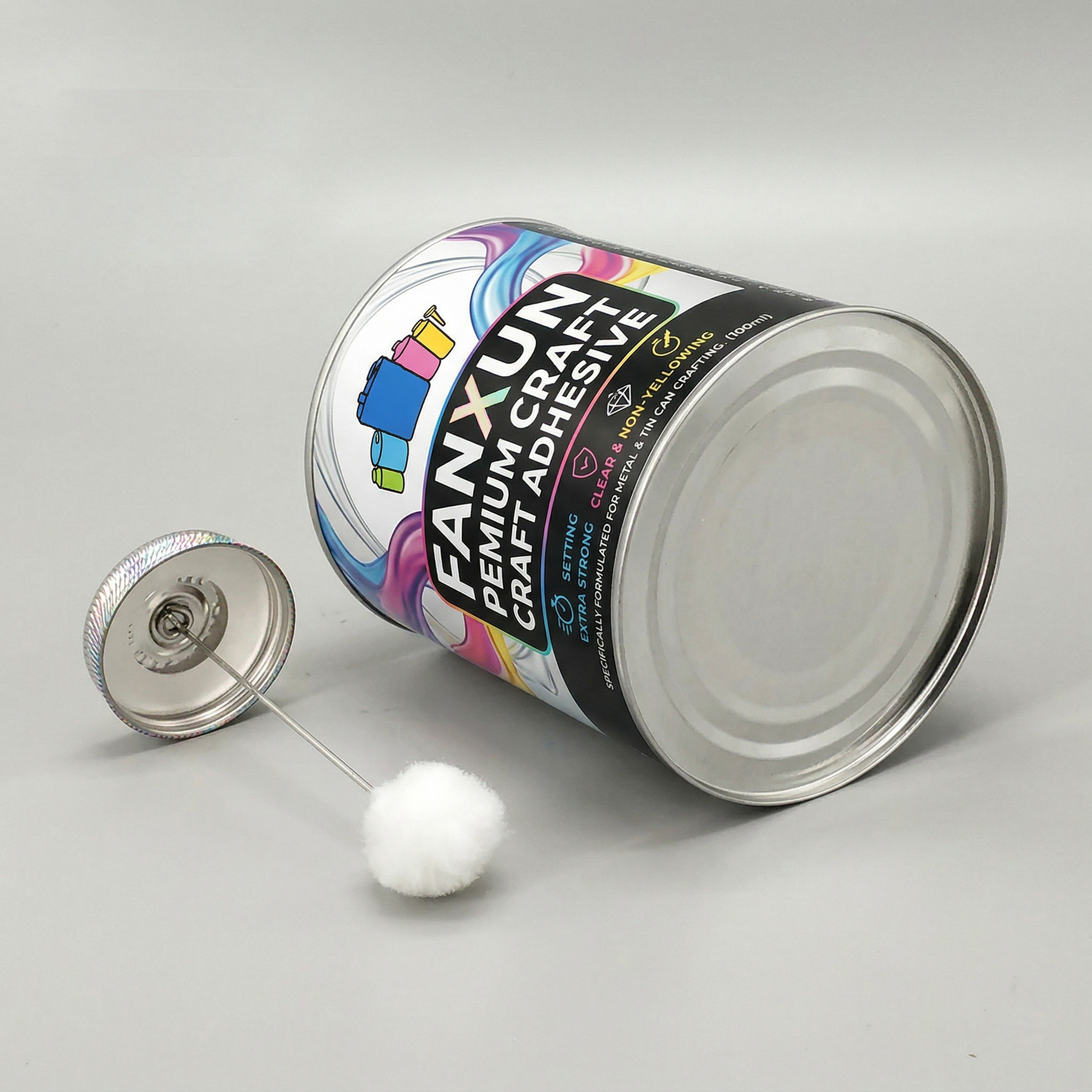PVCセメント用の卸売空モノトップ缶 & Adhesives – Custom Printing 