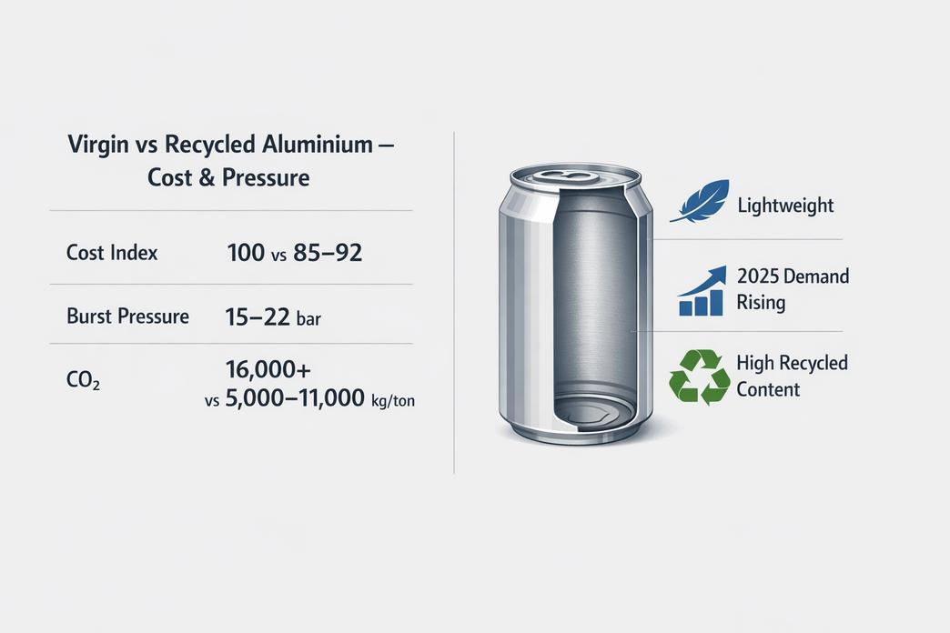 Aluminium-Blechdose