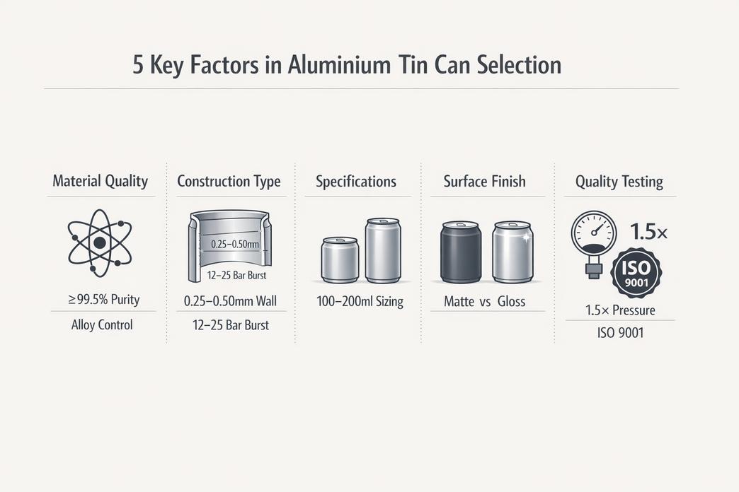 Aluminium-Blechdose