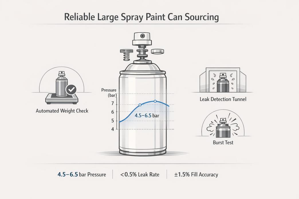 Grandi bombolette di vernice spray