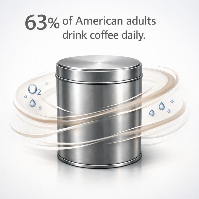 pembungkusan tin kopi