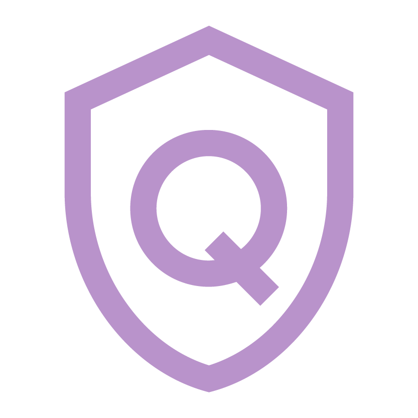 Icône de qualité stricte