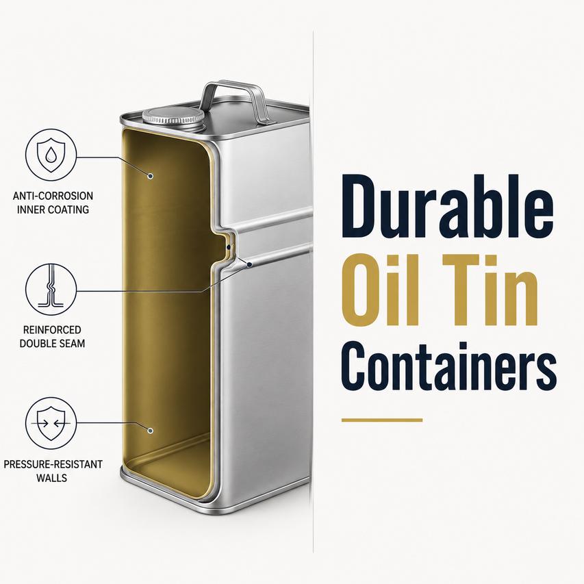 Oil Tin Containers