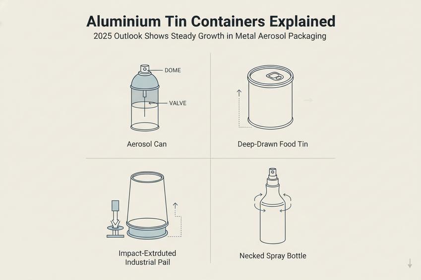 Aluminium Tin Containers