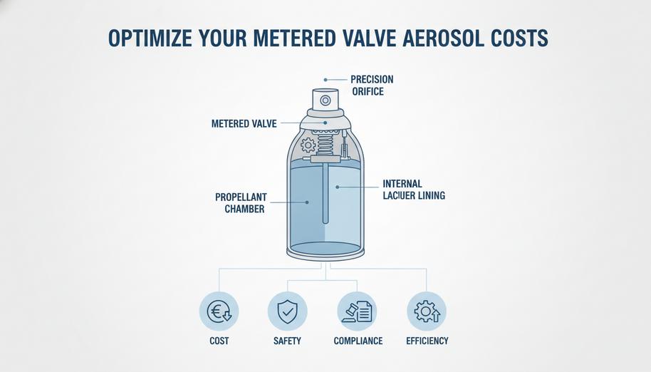 Aérosol à valve dosée