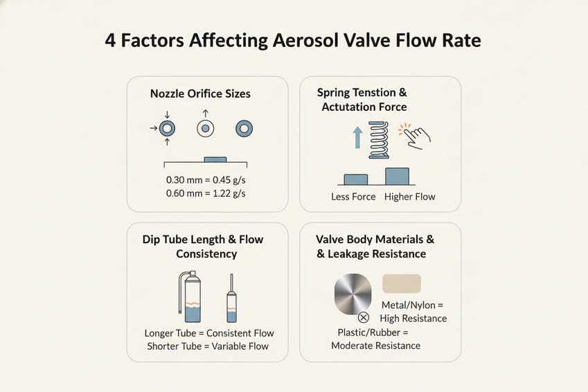 Aerosol Valves And Actuators