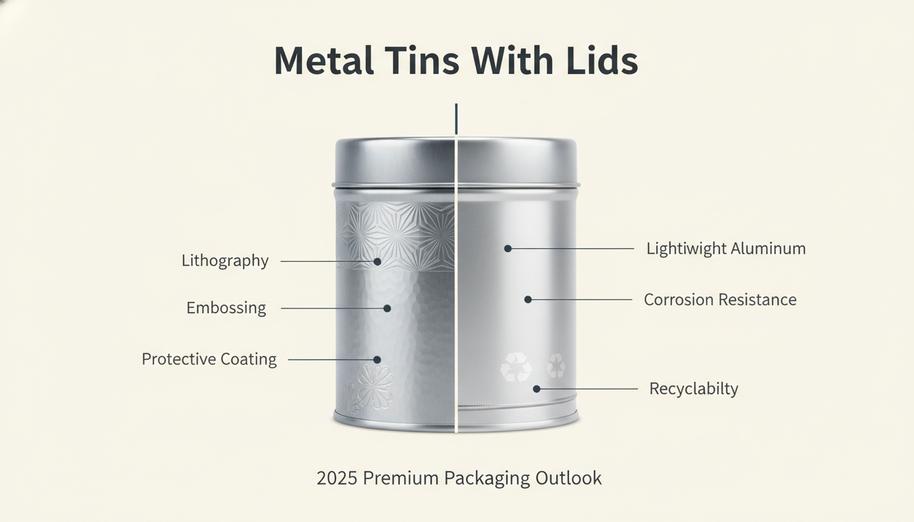 Metal Tins With Lids