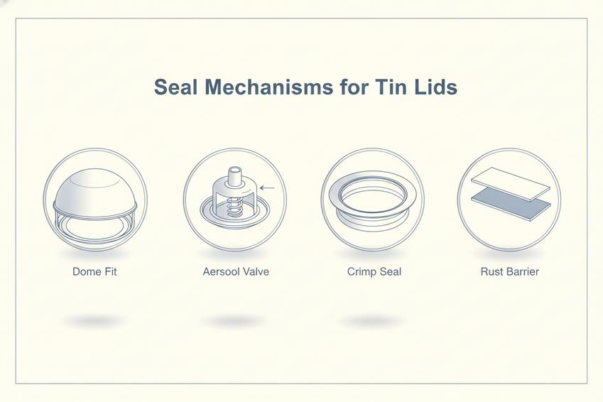 Metal Tins With Lids