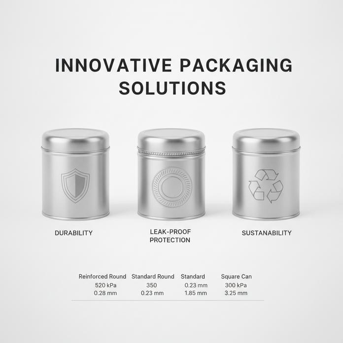 Metal Tins With Lids