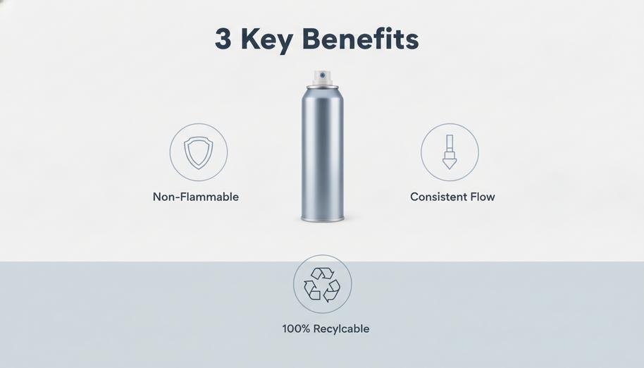 Compressed Air Spray Can