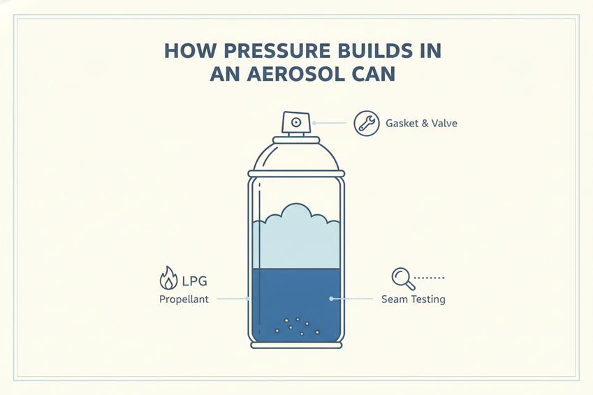Le spray aérosol peut