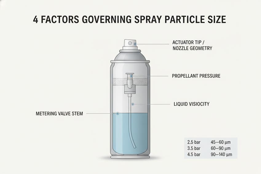 Le spray aérosol peut