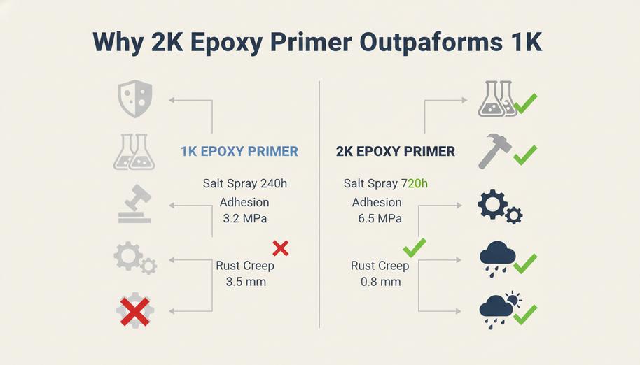 2k Bombe aérosol d'apprêt époxy