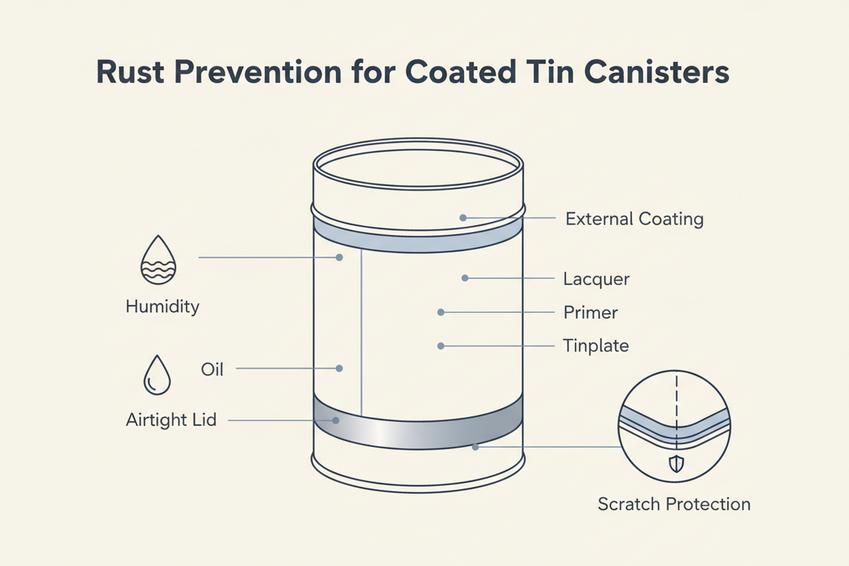 Tin Canisters With Lids