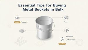 Xô kim loại bán buôn