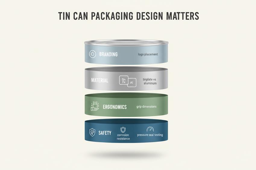 Tin Can Packaging Design