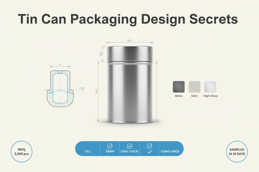 Tin Can Packaging Design