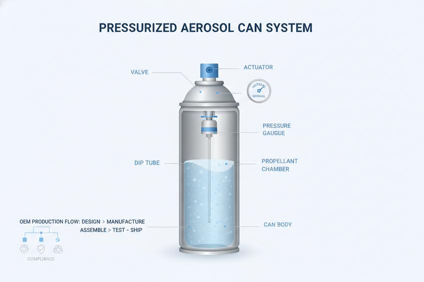 Pressurized Aerosol Can